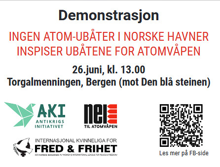 Torgalmenningen lørdag 26. juni kl. 13.00