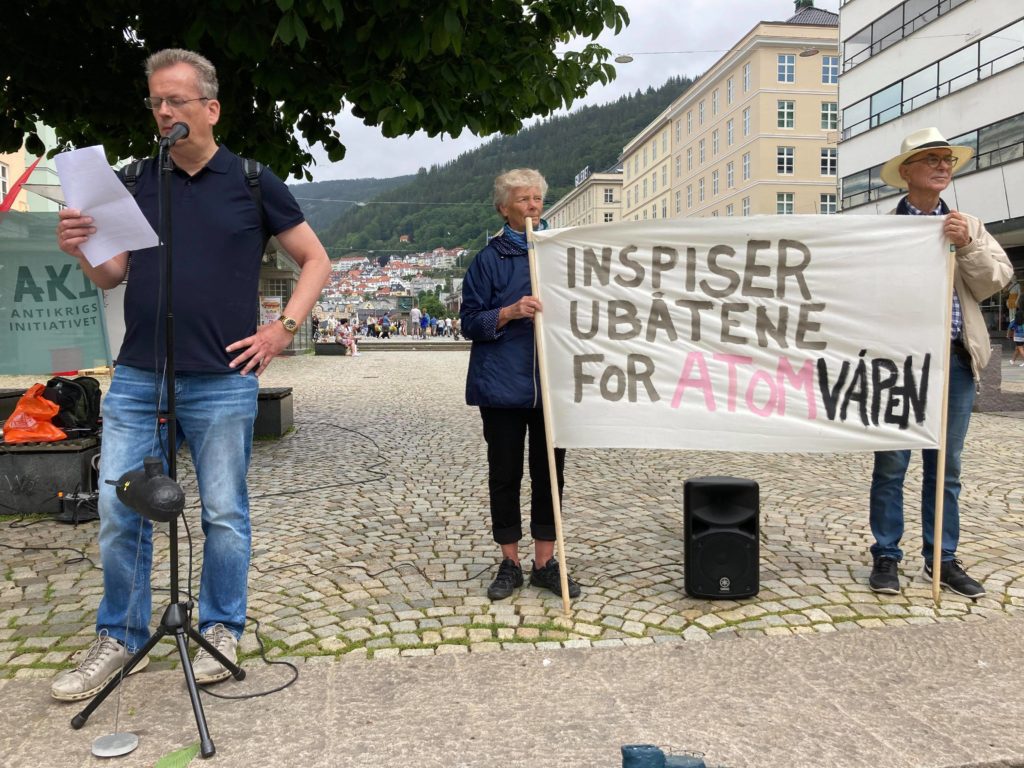 Ingen atomubåter i norske havner!